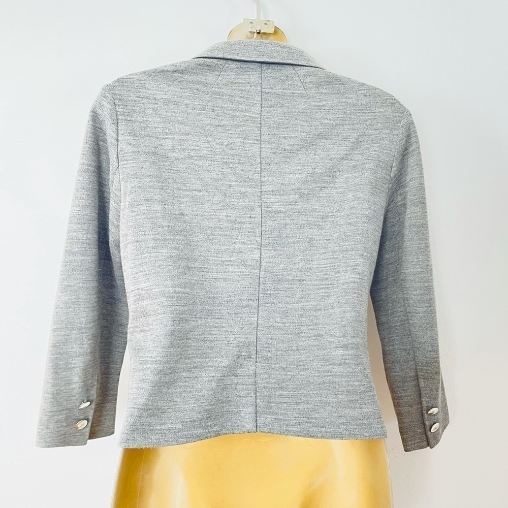 TopShop grey blazer size 4 academia - Picture 4 of 6